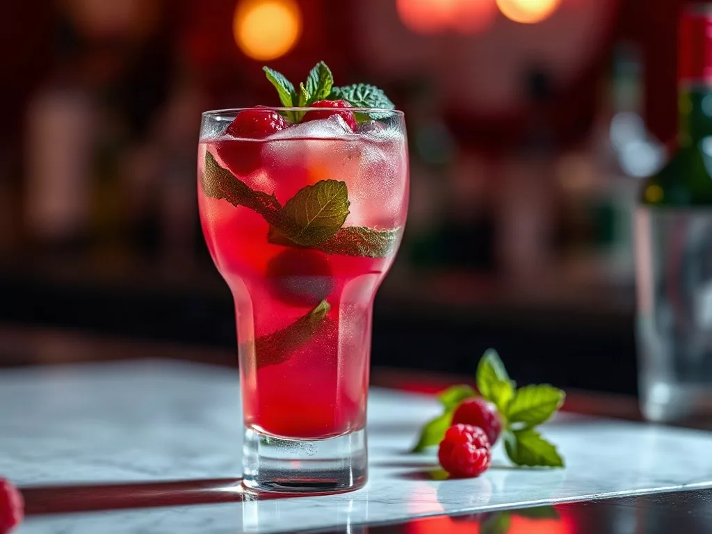 Mojito framboise sans alcool : la recette fraîche