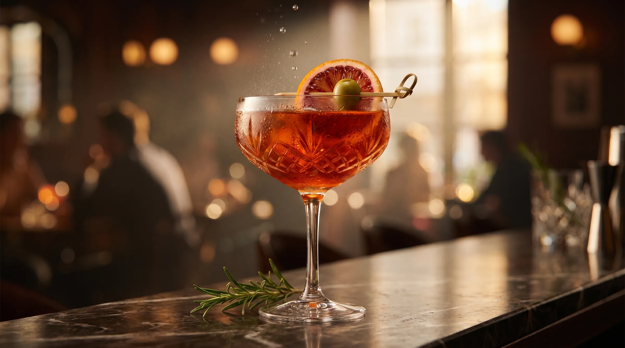 Spritz sans alcool — ambiance aperitivo italien
